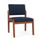 Lesro Lenox Armless Guest Chair, 22.5 in W 26 in L 31.5 in H LW1102 - alternate 1